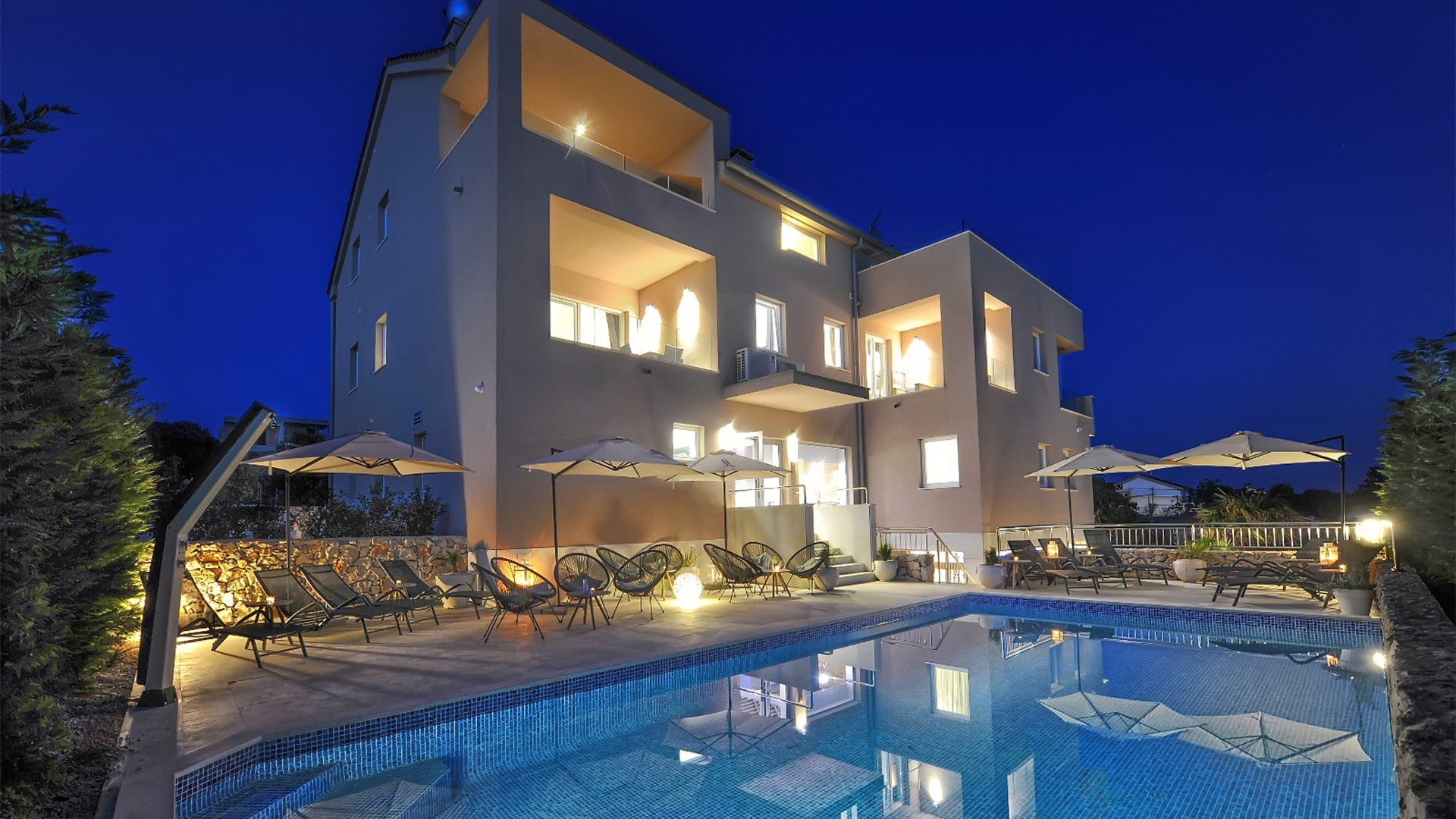 Deluxe Villa No.10 - Mandre, Pag, Croatia | Swiming Pool